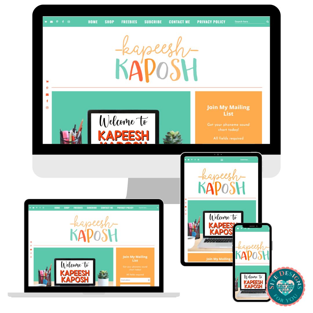 Web Designs by Site Designs for You Kapeesh Kaposh Web Design by Site Designs for You
