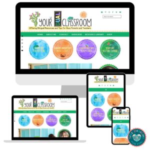 Designs Your Dual Classroom web design for Blogger by Site Designs for You