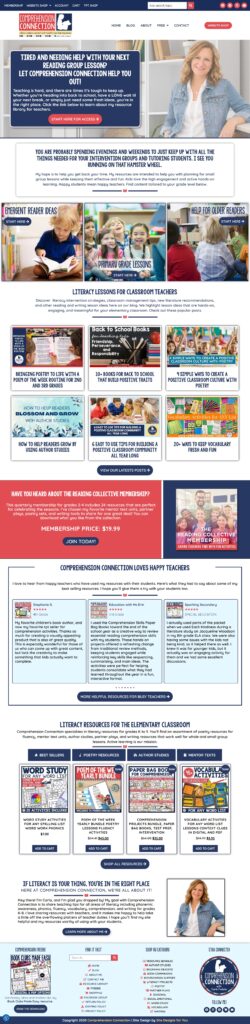 Comprehension Connection, a Literacy Website for Grades K-5 Comprehension Connection, a Literacy Website for Grades K-5
