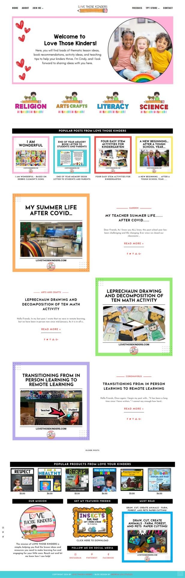 Love Those Kinders Page Preview