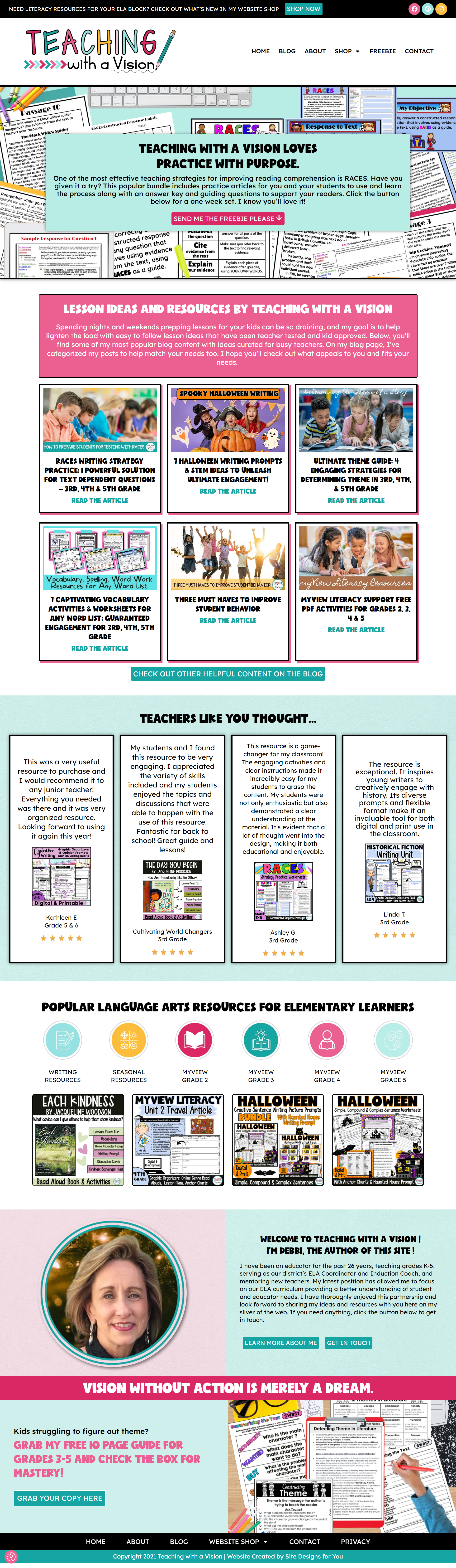 Check out this Teaching with a Vision Update Check out this Teaching with a Vision Update