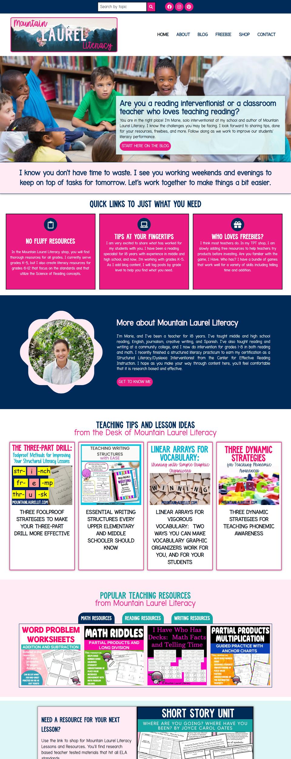 Mountain Laurel Literacy preview