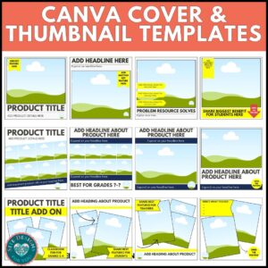 TPT Covers and Thumbnail Template