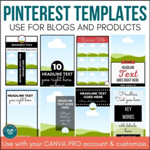 Canva Pinterest Templates for TPTers and Bloggers