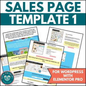 Sales Page Template 1