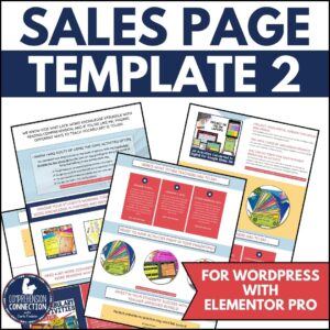 Sales Page Template 2 Cover