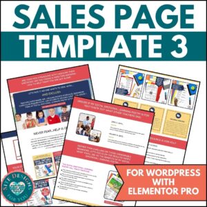 Sales Page Template 3