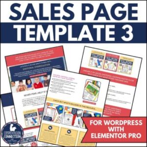 Sales Page Template 3 Cover