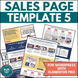 Sales Page Template 5
