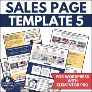 Sales Page Template 5.ComprehensionConnection
