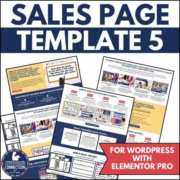 Sales Page Template 5.ComprehensionConnection