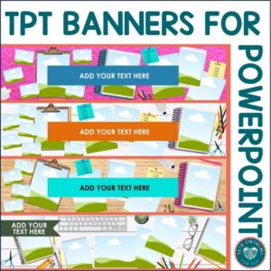 TPT Store Banners for Powerpoint Templates
