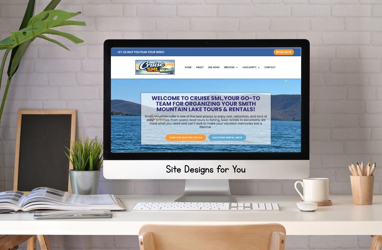 Cruise SML offers Smith Mountain Lake Tours and Boat Rentals Cruise SML offers lake tours and boat rentals on Smith Mountain Lake